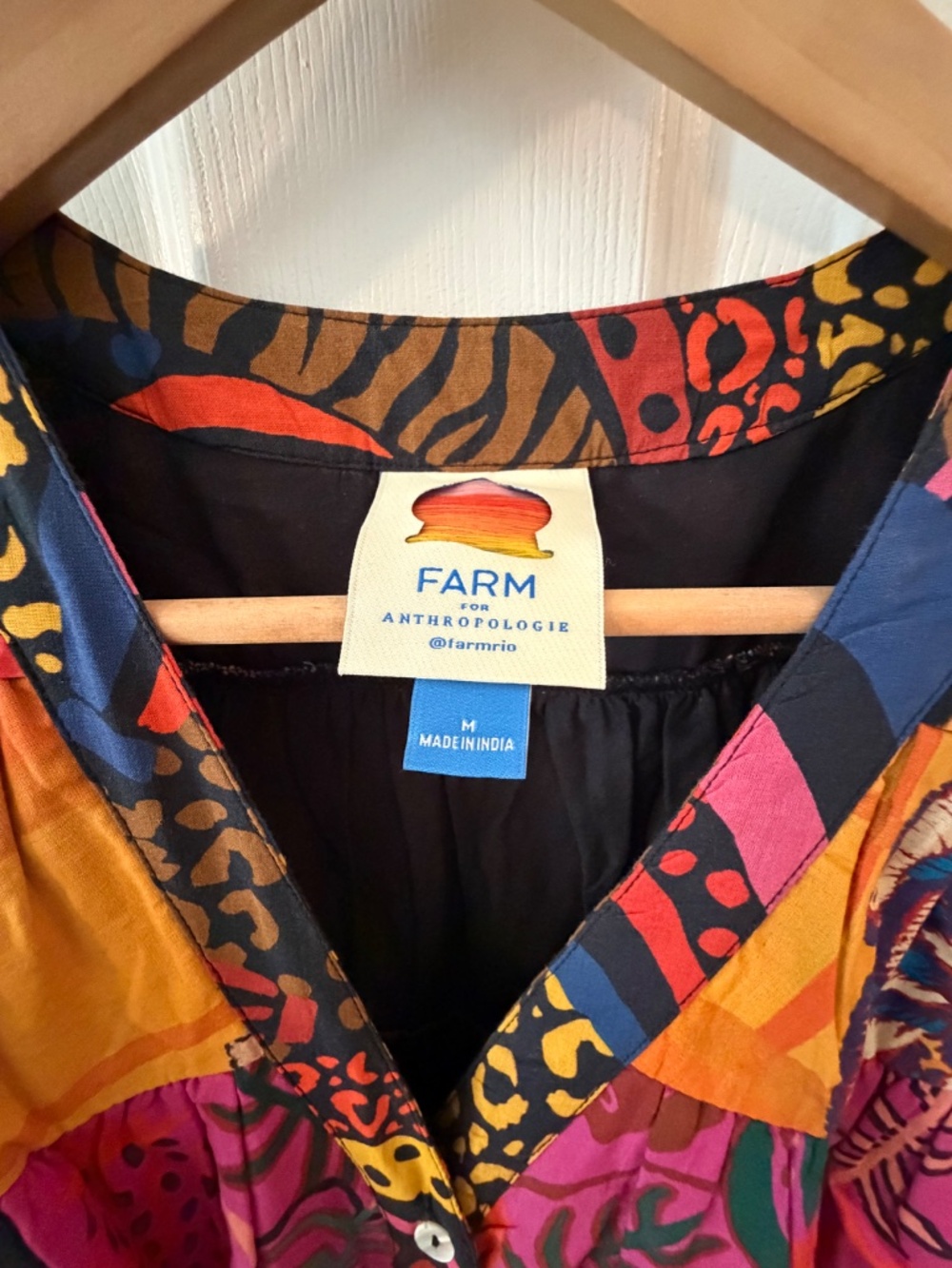 Farm Rio button up multicolor maxi dress - Picture 6 of 6